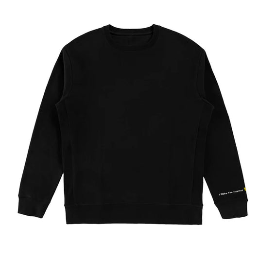 Original Favorites Crewneck - Black - I Make The Internet